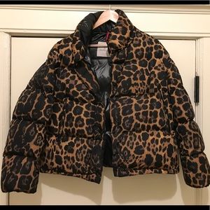 SOLD OUT Moncler Cheetah Hooded Puffer Jacket